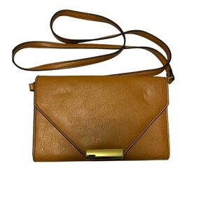 New Directions • Brown • Crossbody Bag with Gold Accent